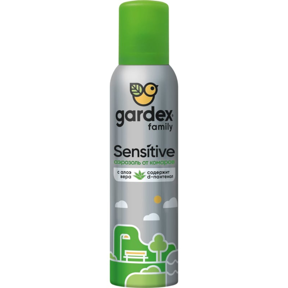 Аэрозоль Gardex Family Sensitive от комаров 150 мл