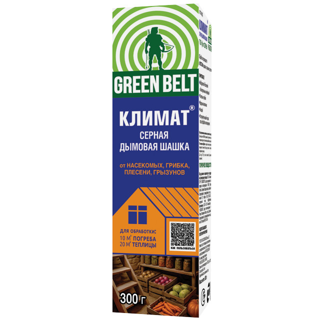 акарофунгицид Серная дымовая шашка Климат 300г