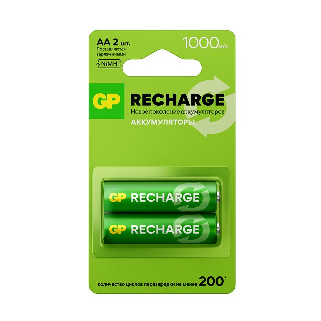 аккумулятор GP Смарт Энерджи AA 1000мAч 2 шт