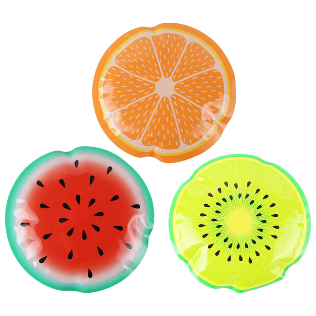 аккумулятор холода ECOS Fruits 14,5х14,5х1см 150мл в асс-те