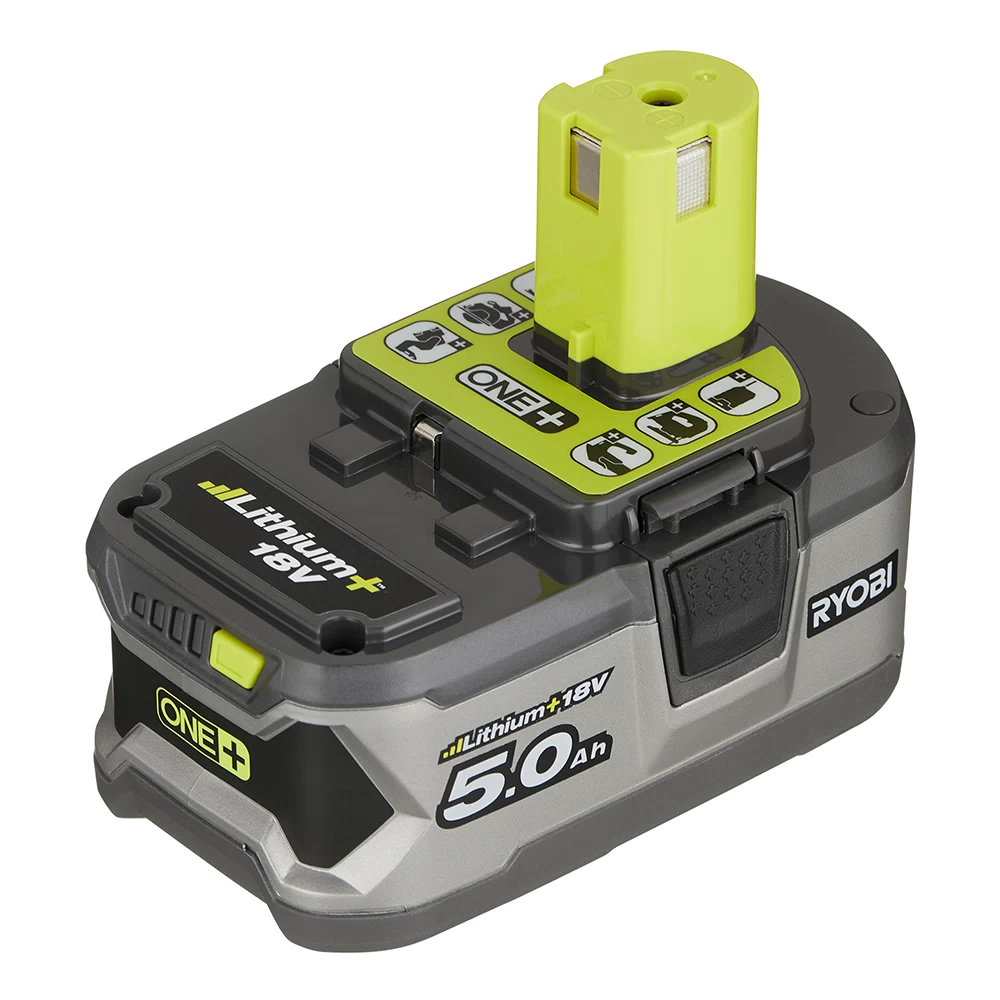 Аккумулятор Ryobi One+ RC18120-150 18 В 5Ач Li-Ion 18 В с зарядным устройством в комплекте (15643684)
