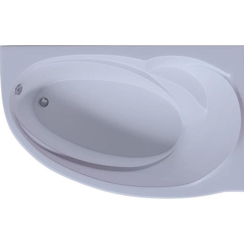 Акриловая ванна Aquatek Бетта 160x97 R BET160-0000026 без гидромассажа с фронтальной панелью с каркасом (разборный) со слив-переливом