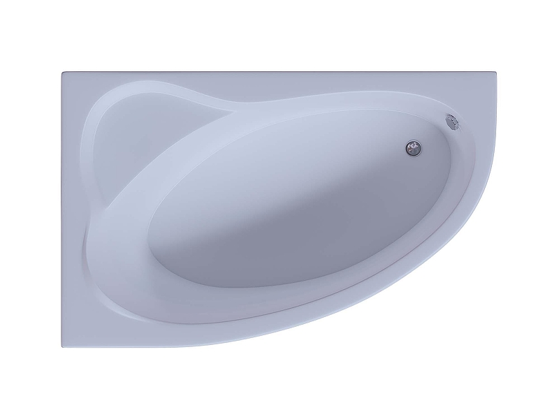 Акриловая ванна Aquatek Eco-friendly Фиджи 170х110 L FID170-0000006 со слив-переливом, с панелью, с каркасом (вкленный)