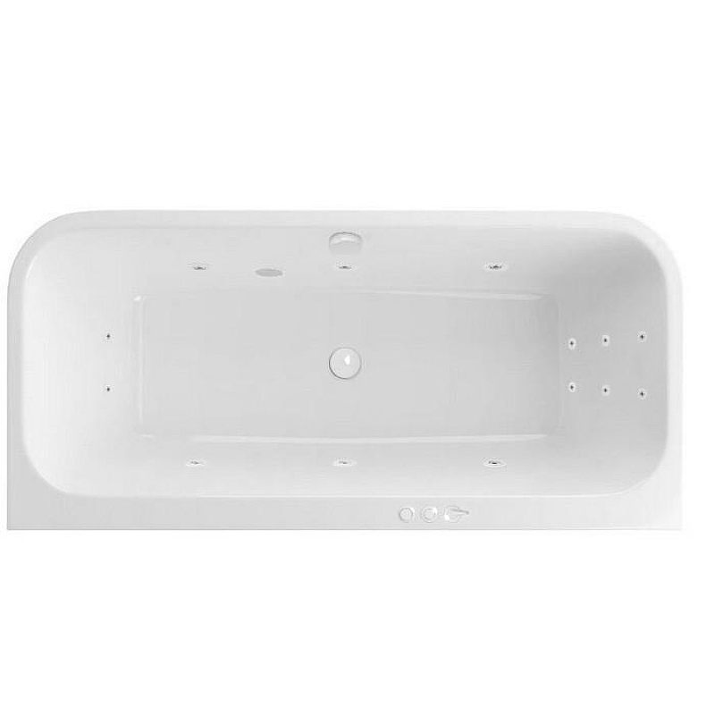 Акриловая ванна Excellent Arana 180x85 WAEX.ARA18.SMART.WH цвет Белый с гидромассажем форсунки Белые