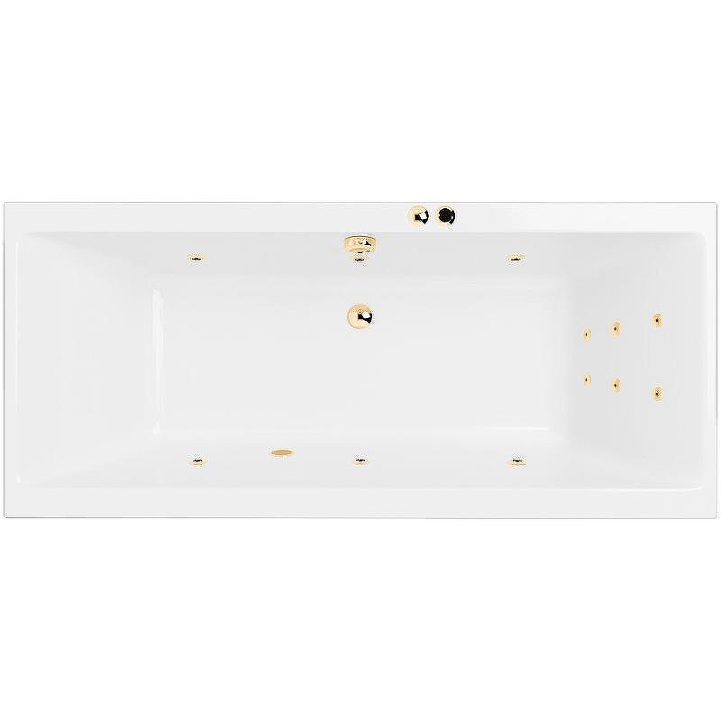 Акриловая ванна Excellent Pryzmat 170x75 WAEX.PRY17.LINE.GL с гидромассажем