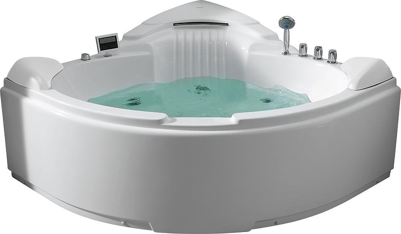 Акриловая ванна Gemy Gemy 152x152 G9082 K С гидромассажем