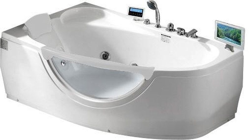 Акриловая ванна Gemy Gemy 161x96 G9046 O L С гидромассажем