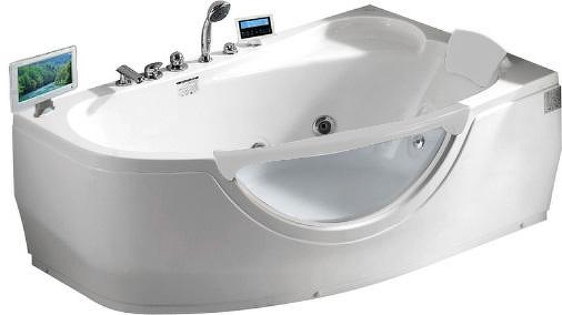 Акриловая ванна Gemy Gemy 161x96 G9046 O R С гидромассажем