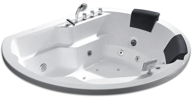 Акриловая ванна Gemy Gemy 185x162 G9053 K С гидромассажем