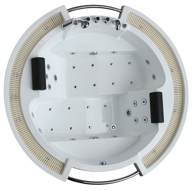 Акриловая ванна Gemy Gemy 210x210 G9060 K С гидромассажем