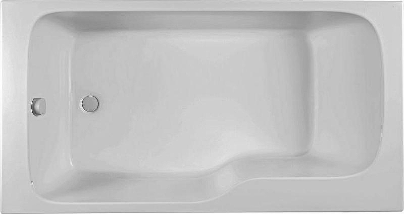 Акриловая ванна Jacob Delafon Bain Douche Malice 170х90 L E6D065L-00 цвет Белый