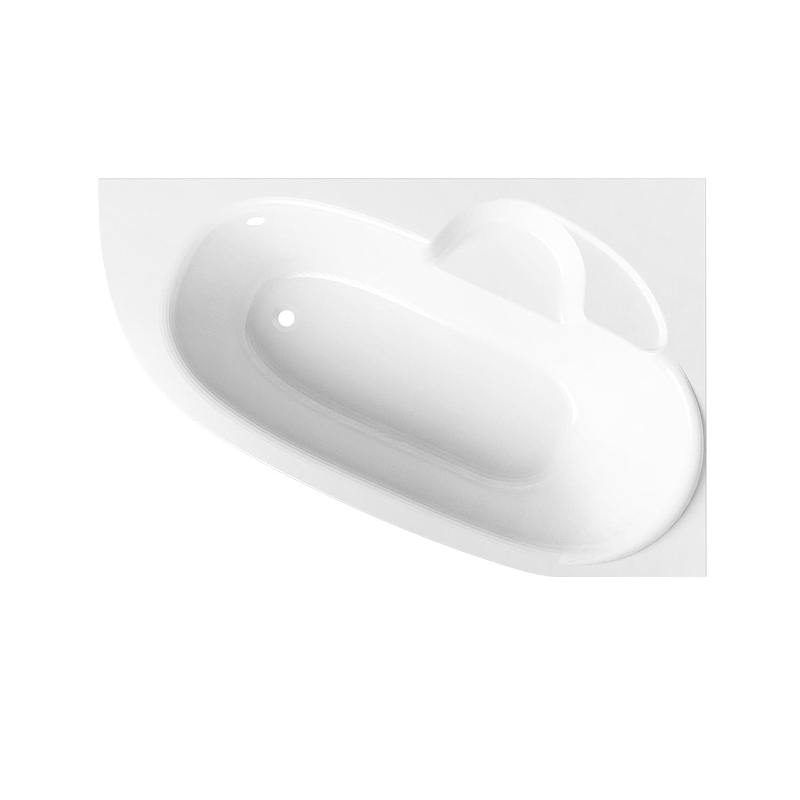 Акриловая ванна Lavinia Boho Bell Pro 140х95 R S1-3702140R цвет Белый глянцевый с каркасом