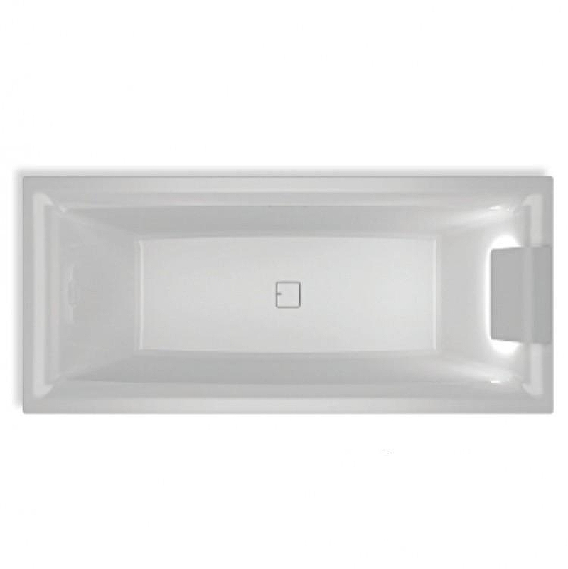 Акриловая ванна Riho Still Square Led Fall 180х80 R B099033005 цвет Белый