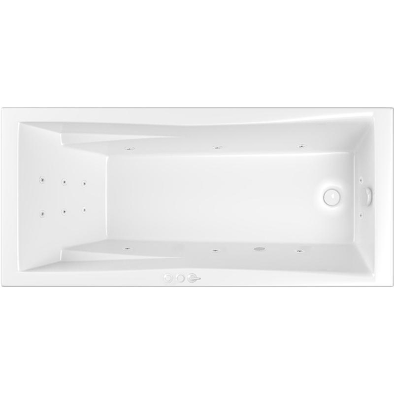 Акриловая ванна Whitecross Palace 180х80 0104.180080.100.SMART.WH с гидромассажем