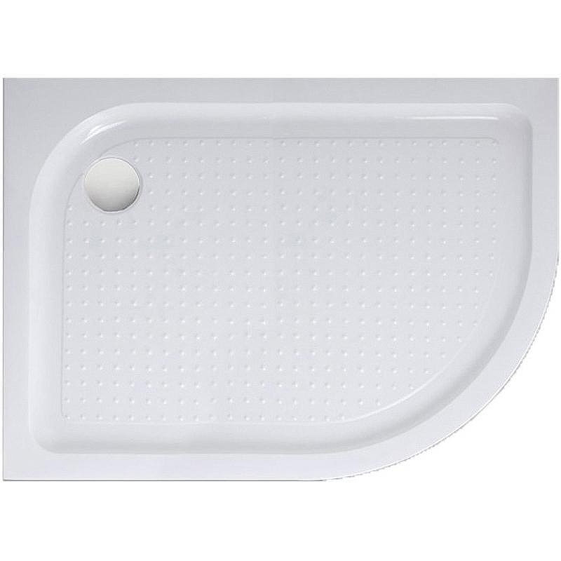 Акриловый поддон для душа BelBagno Tray 100x80 L TRAY-BB-RH-100/80-550-15-W-L Белый