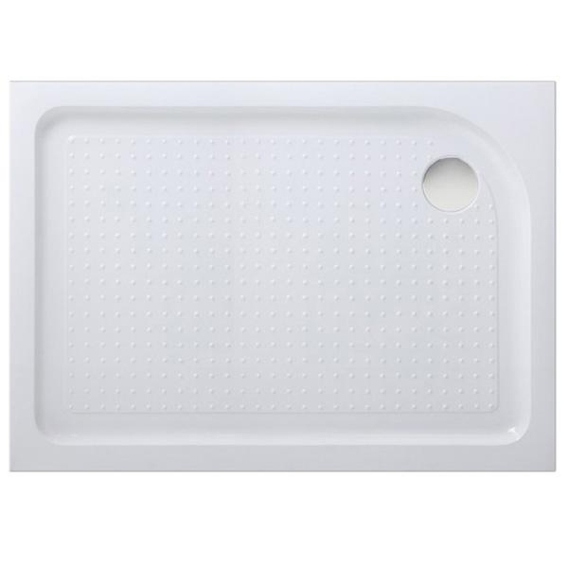 Акриловый поддон для душа BelBagno Tray R 100x80x15 TRAY-BB-AH-100/80-15-W-R Белый R с антискользящим покрытием