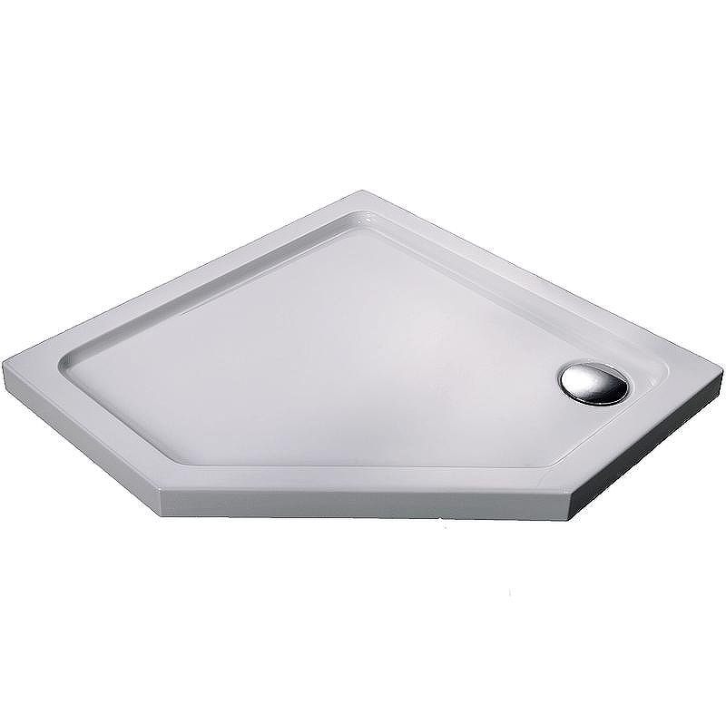 Акриловый поддон для душа Black&White Stellar Wind Slim Line 100x100 10p0000 Белый