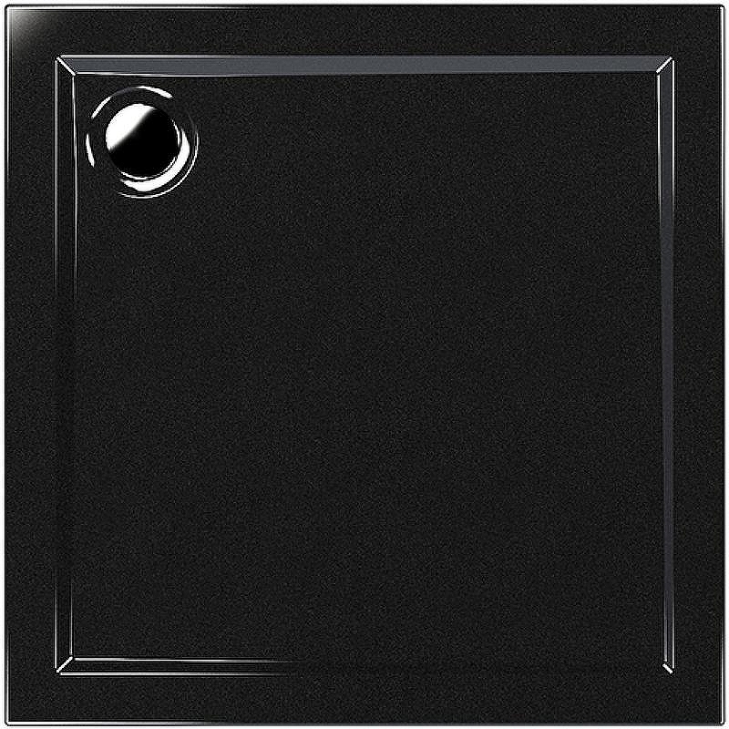 Акриловый поддон для душа Melodia della vita Eletto 80x80 MTYET8080bk Черный
