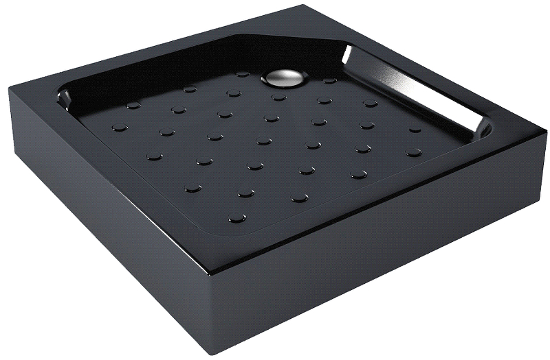 Акриловый поддон для душа МЕТАКАМ Universal Black N 90x90 CS00081552 цвет Черный