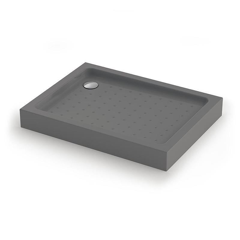 Акриловый поддон для душа Veconi Tezeo Acrylic TZ-54GR 100х90 TZ54GR-10090-C5 цвет Серый