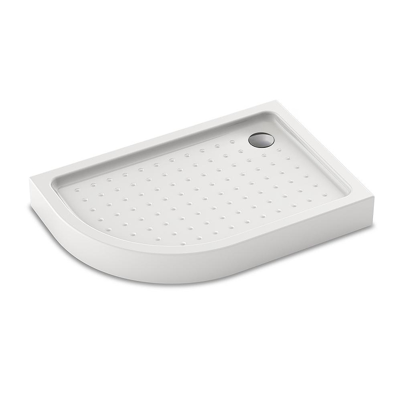 Акриловый поддон для душа Veconi Tezeo Acrylic TZ-55R 100х80 R TZ55R-10080-C5 цвет Белый