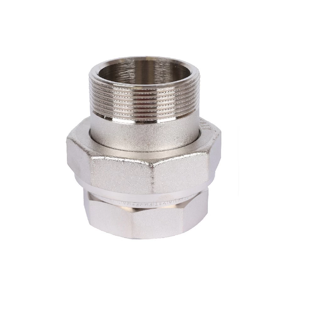 Американка прямая Tiemme 2 ВР (г) х 2 НР (ш) латунная (1500337)