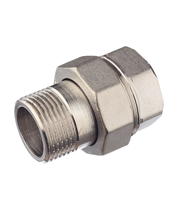 Американка прямая Valtec 1 ВР(г) х 1 НР(ш) латунная (VTr.341.N.0006)
