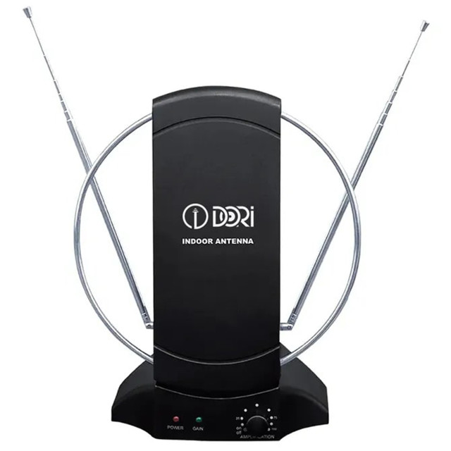 антенна комнатная активная DORI 6454 VHF(МВ)+UHF(ДМВ) с усилителем