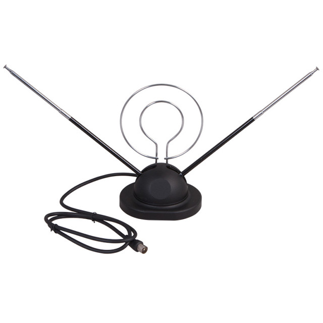 антенна комнатная пассивная REXANT 34-0105 VHF(МВ)+UHF(ДМВ) на подставке