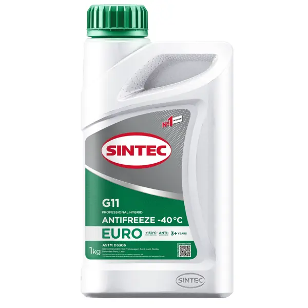 Антифриз Sintec Euro G11 зеленый -40°С 1 кг