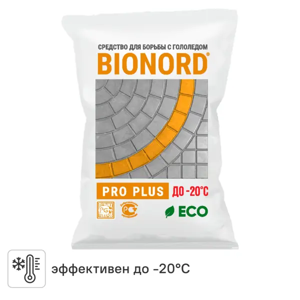 Антигололедный реагент Bionord Pro Plus 23 кг