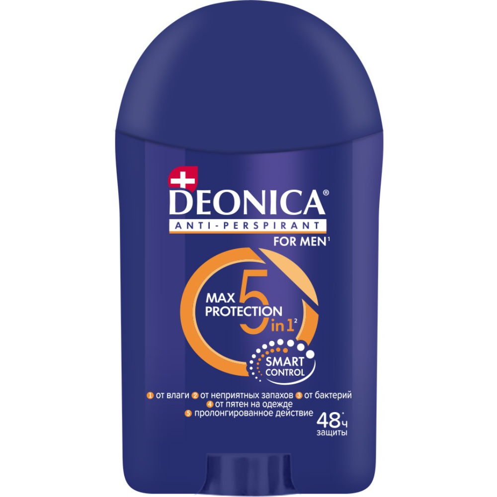 Антиперспирант-стик Deonica for men Max protection 5in1 40 мл