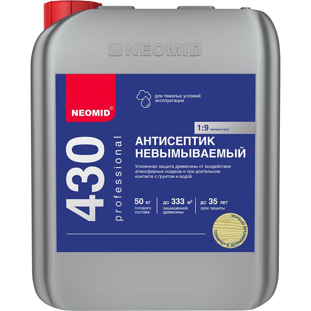 антисептик невымываемый NEOMID 430 5кг, арт. Н-430-5/к1:9