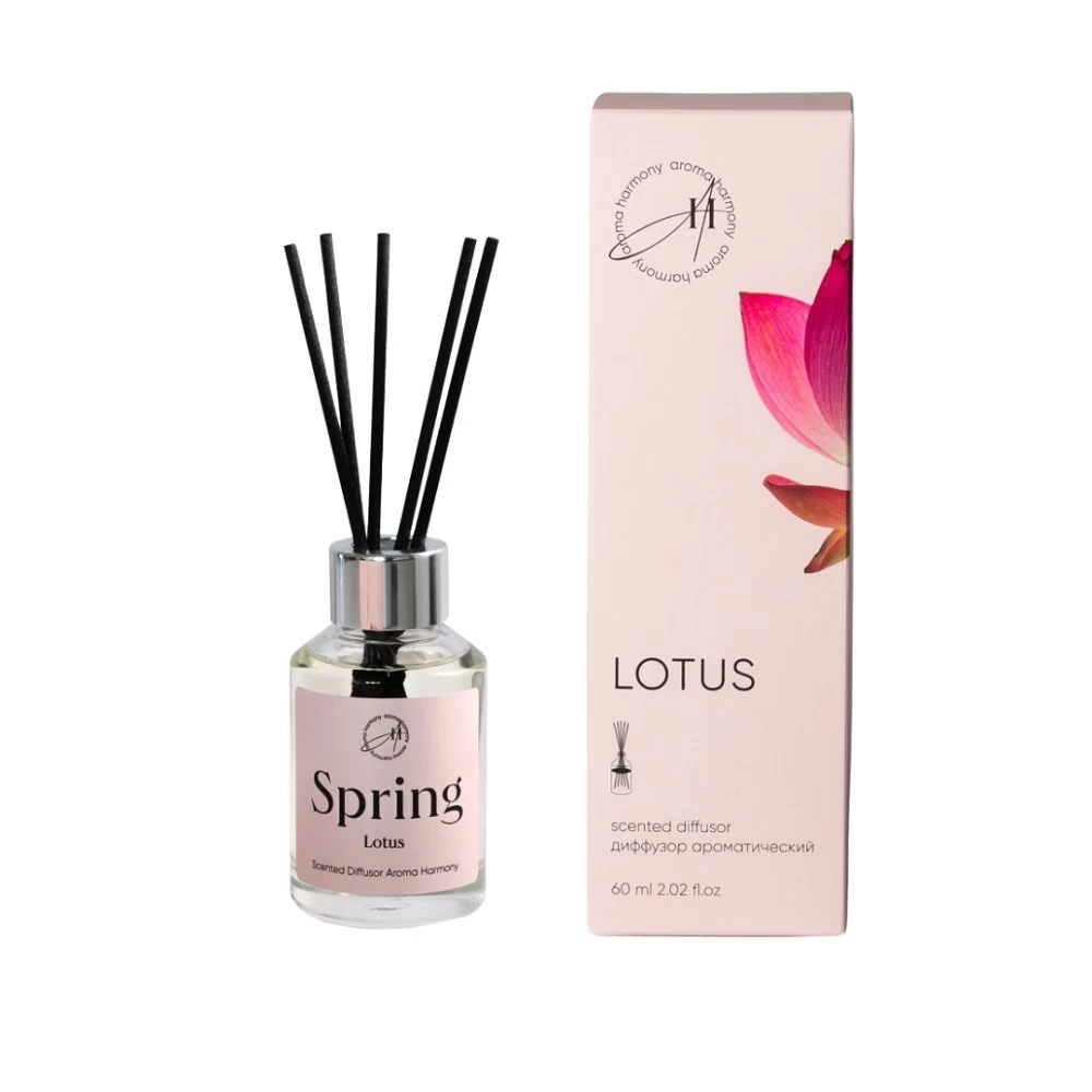 Аромадиффузор с палочками Aroma Harmony Lotus 60 мл