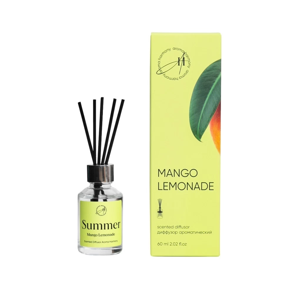 Аромадиффузор с палочками Aroma Harmony Mango lemonade 60 мл