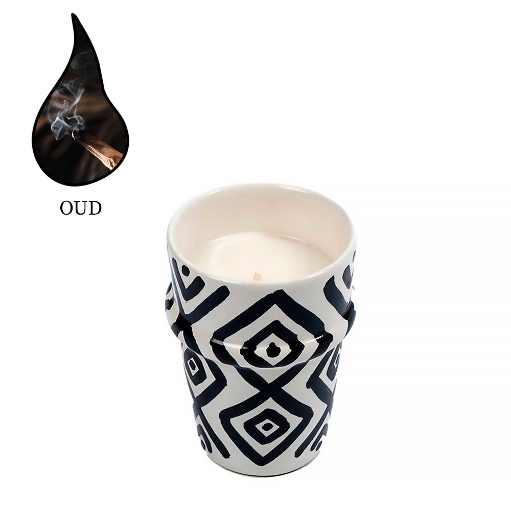 Аромасвеча Nour Bougie Lozana Oud 475 г