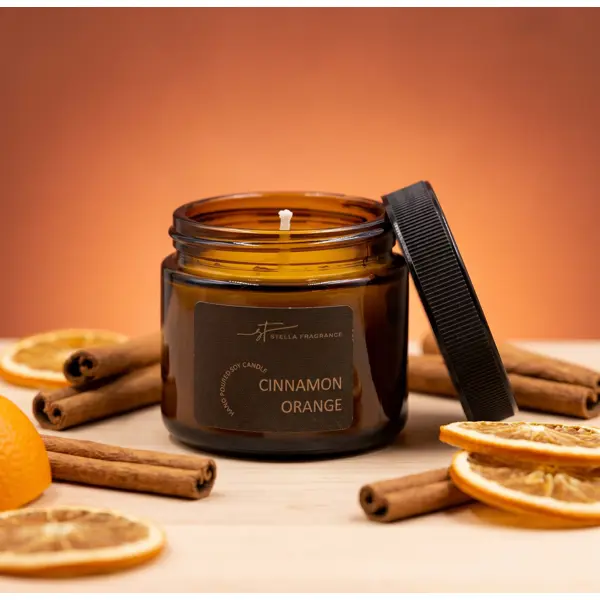 Ароматическая свеча Stella Fragrance Cinnamon Orange 50 г