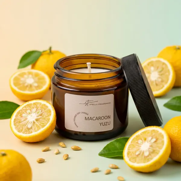 Ароматическая свеча Stella Fragrance Macaroon Yuzu 50 г