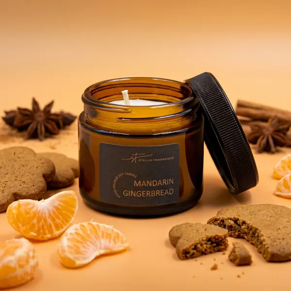 Ароматическая свеча Stella Fragrance Mandarin Gingerbread 50 г
