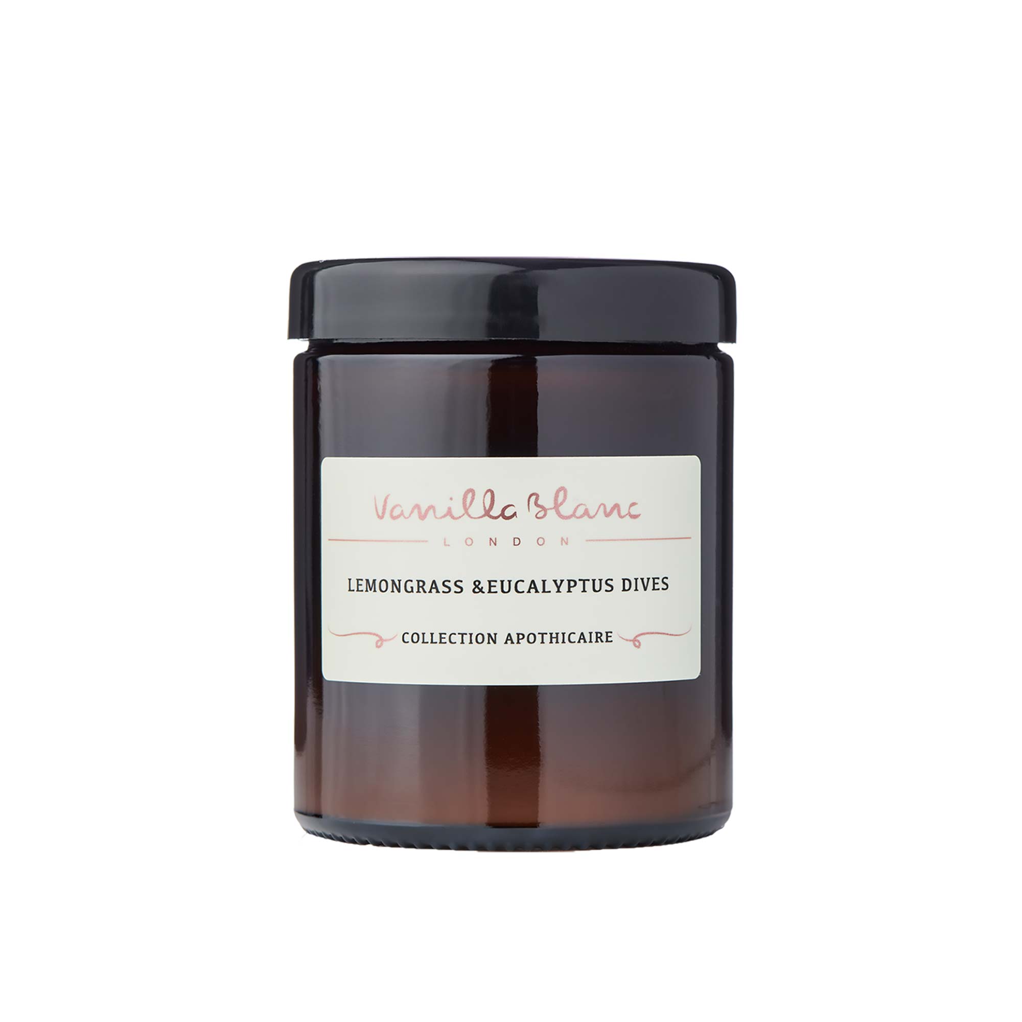 Ароматическая свеча Vanilla Blanc "Лемонграсс и эвкалипт" 170 мл