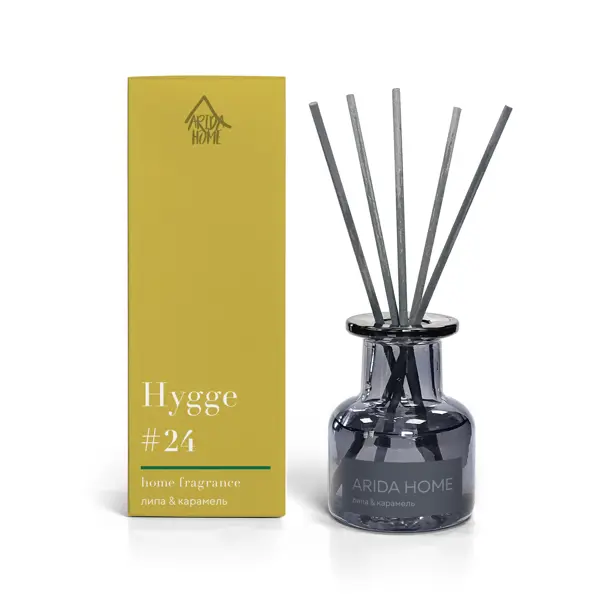 Ароматический диффузор Arida Home Hygge 24 Липа/карамель 50 мл