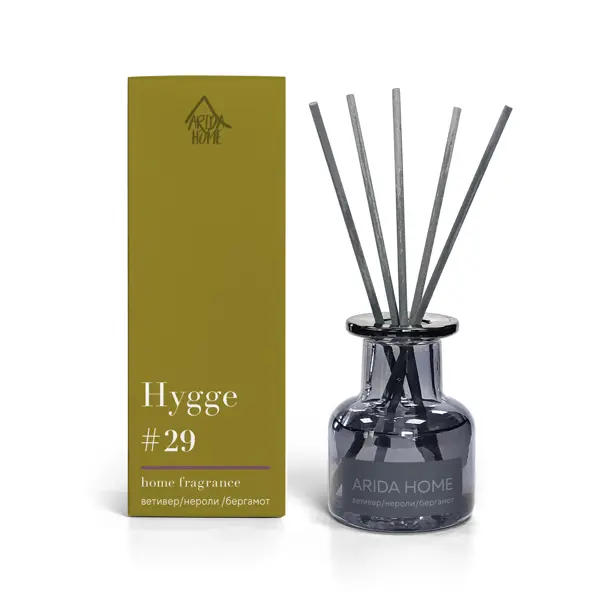 Ароматический диффузор Arida Home Hygge 29 Ветивер/нероли/бергамот 50 мл