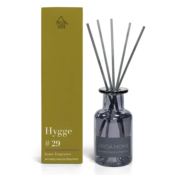 Ароматический диффузор Arida Home Hygge #29 Ветивер/Нероли/Бергамот 100 мл