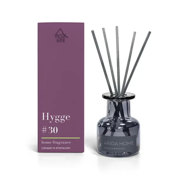 Ароматический диффузор Arida Home Hygge 30 Сандал/апельсин 50 мл