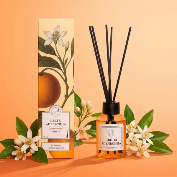 Ароматический диффузор Aroma Harmony Цветы апельсина 60 мл