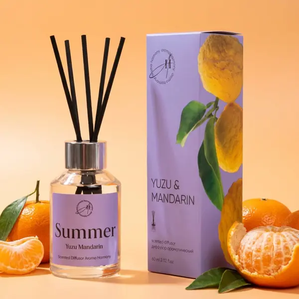 Ароматический диффузор Aroma Harmony Summer Yuzu Mandarin 60 мл
