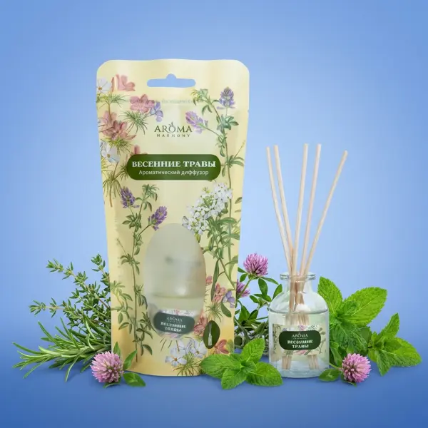 Ароматический диффузор Aroma Harmony Весенние травы 30 мл
