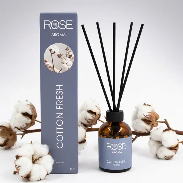 Ароматический диффузор Rose Cotton Fresh 50 мл