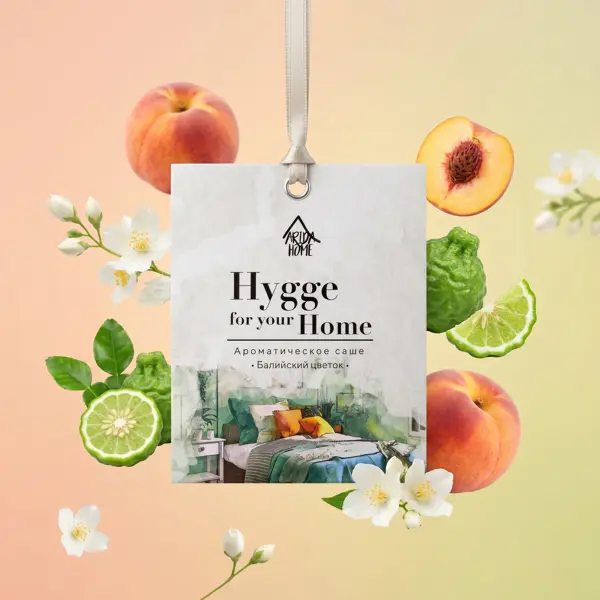 Ароматическое саше Arida Home Hygge Балийский цветок 15 г