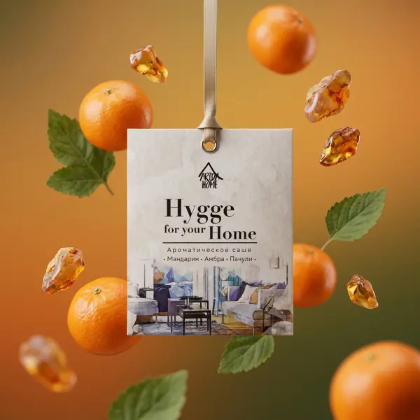 Ароматическое саше Arida Home Hygge Мандарин/Амбра/Пачули 15 г